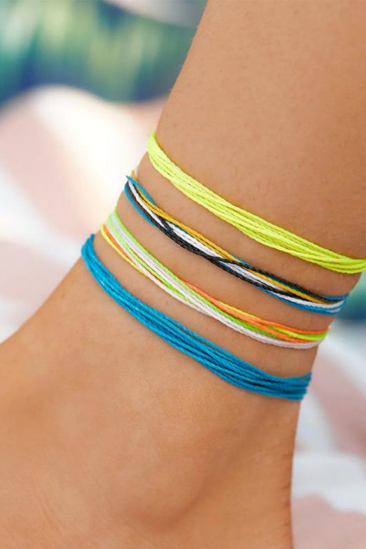 Pura Vida Solid Neon Original Anklet