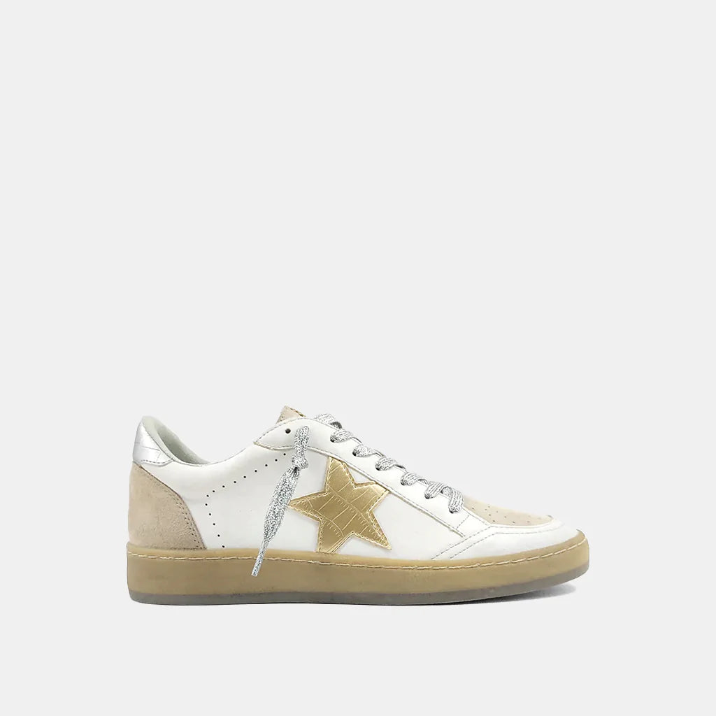 Rosalia Gold Star Sneakers