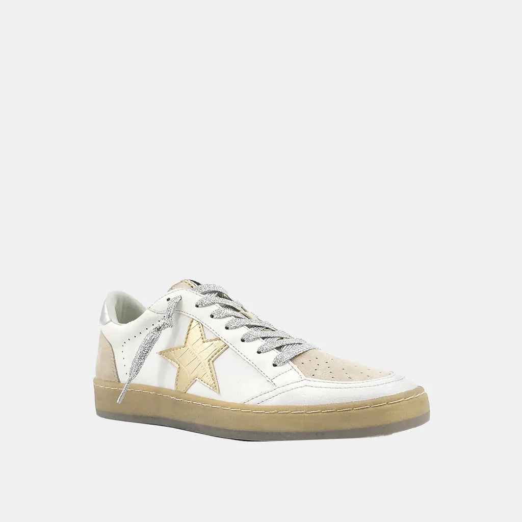 Rosalia Gold Star Sneakers