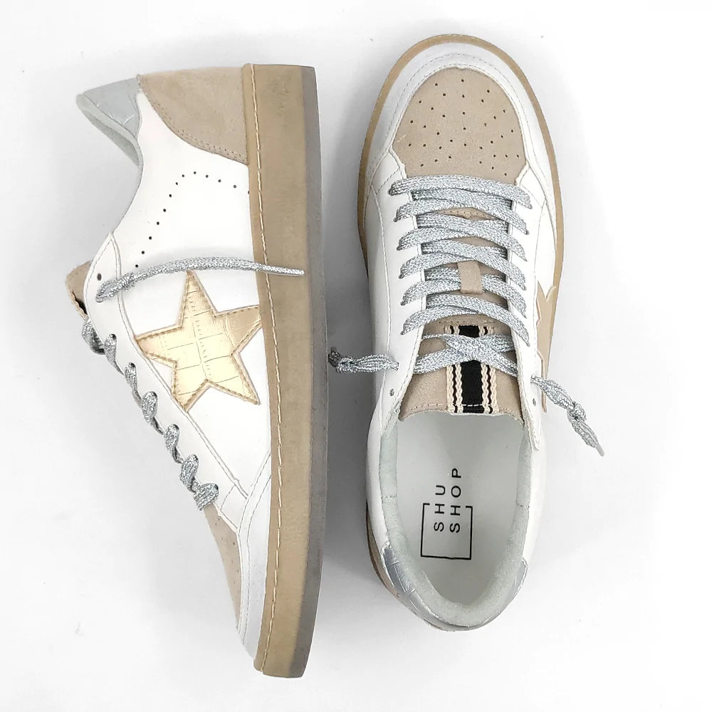 Rosalia Gold Star Sneakers
