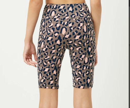 Hayden Leopard High Rise Biker Short Girls