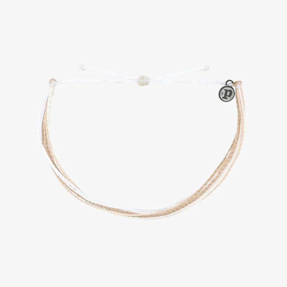 Pura Vida Original White Sand Anklet