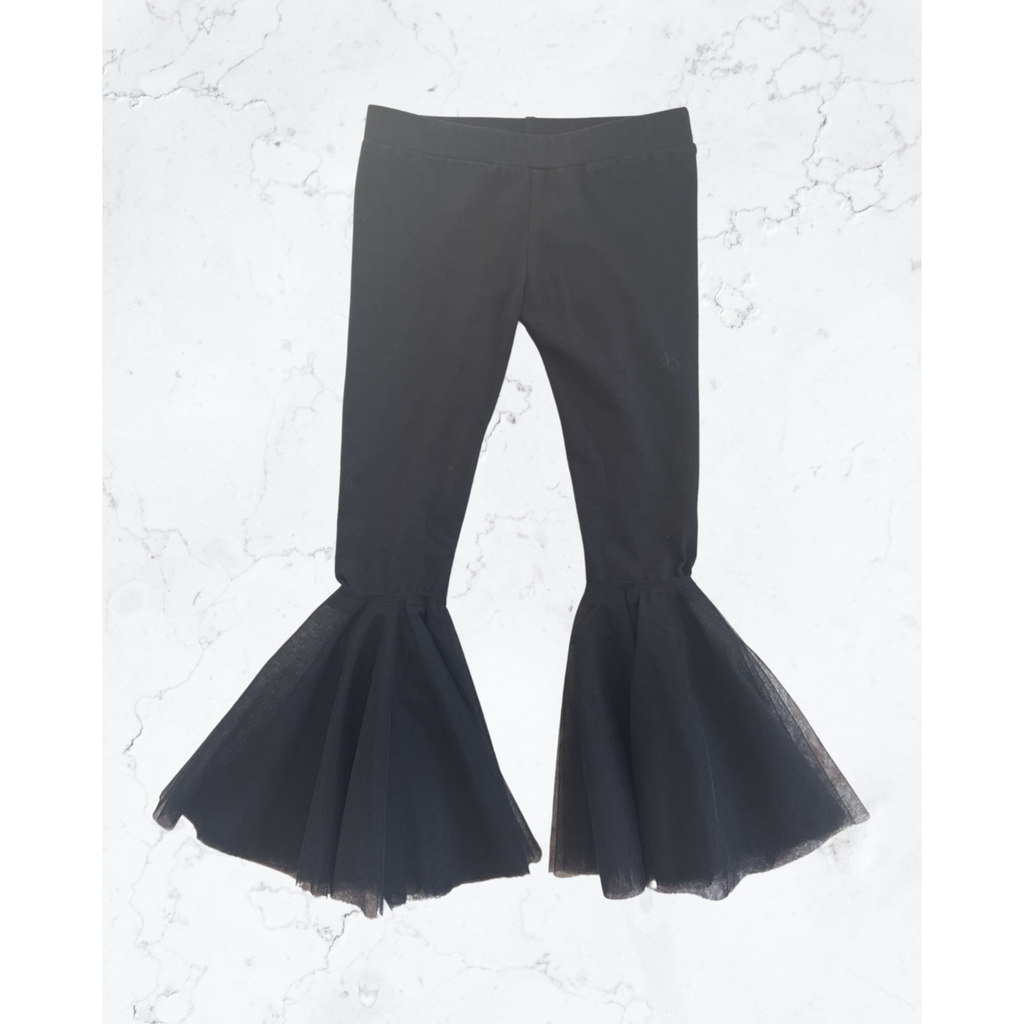 Tween Tulle Bell Bottom Pants