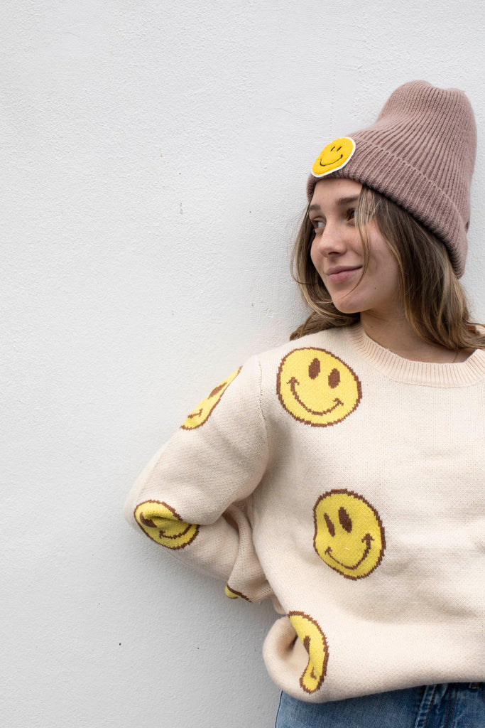 Happy Face Beanie