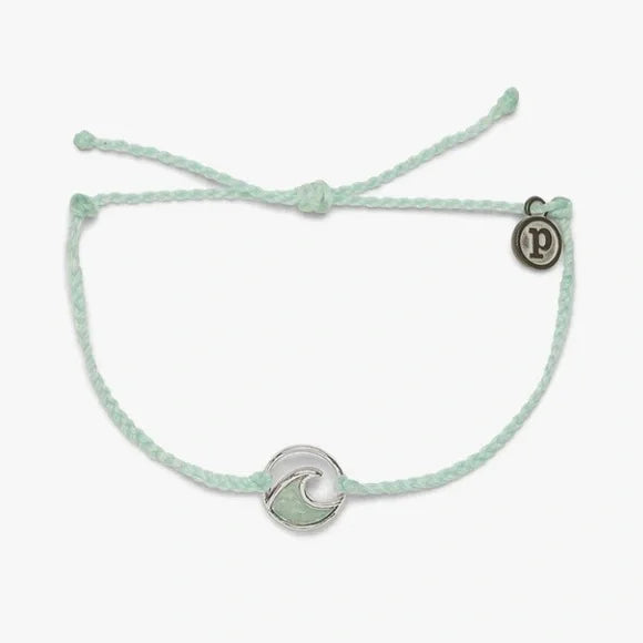 Pura Vida Opaque Resin Aqua Wave Bracelet
