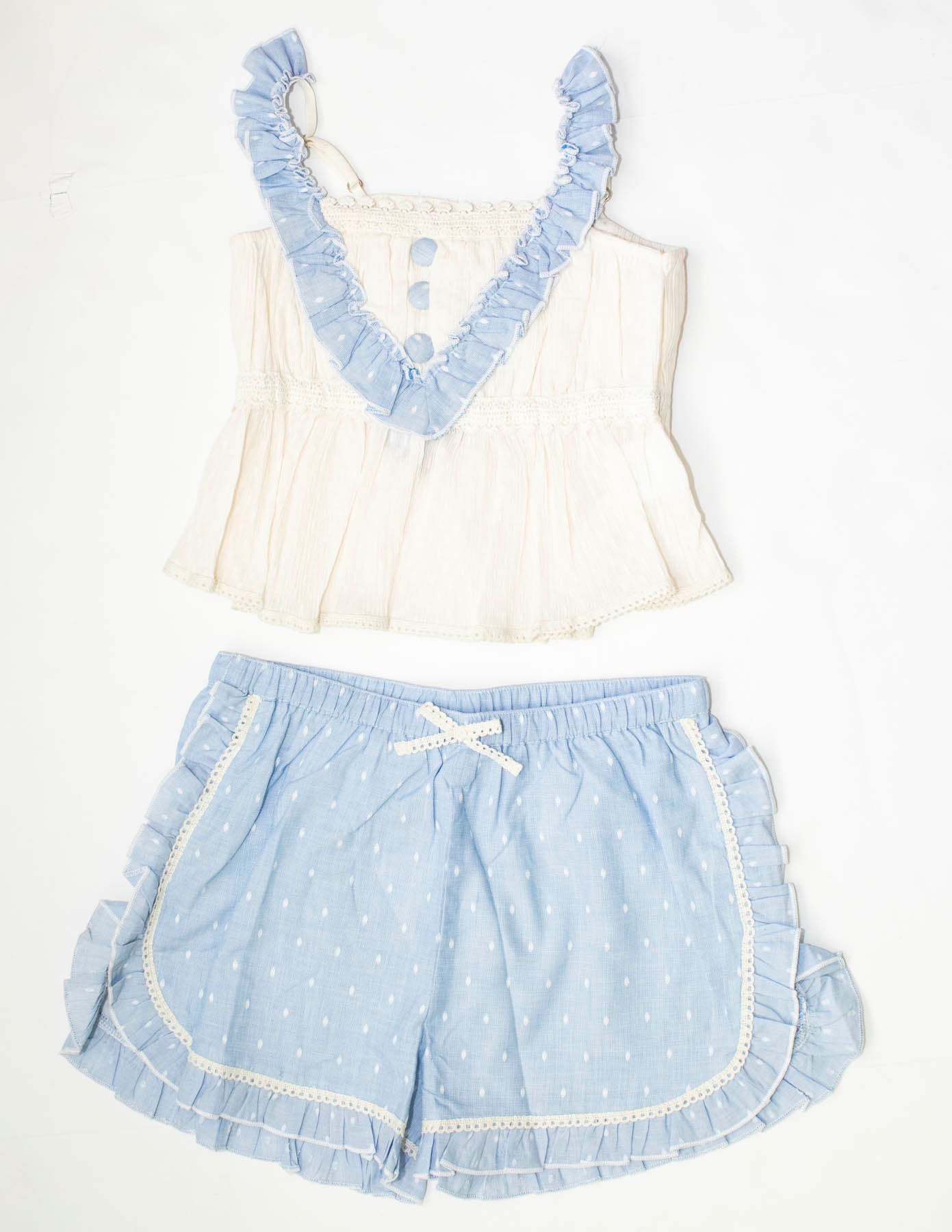 Couture Romilly Short Set Sky/White
