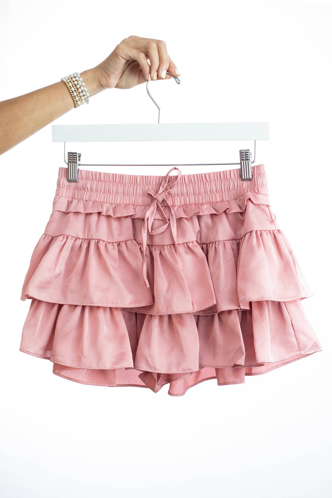 Ruffle Tiered Skorts - Womens