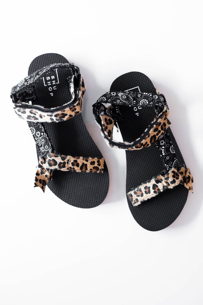 Leopard Bessie Sandals - SS