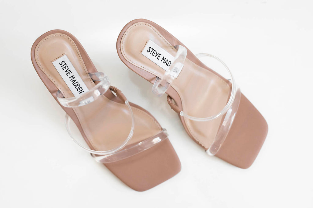 GRACEY CLEAR STRAPPY HIGH HEEL - STEVE MADDEN WOMAN