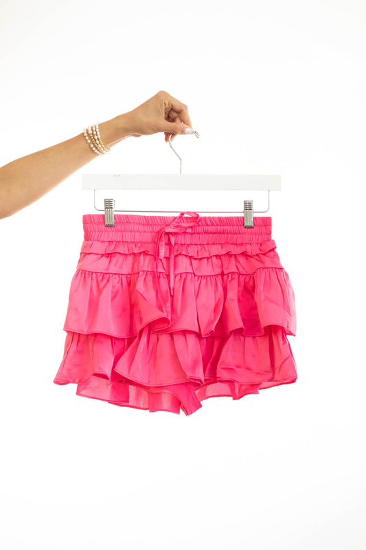 Ruffle Tiered Skorts - Womens