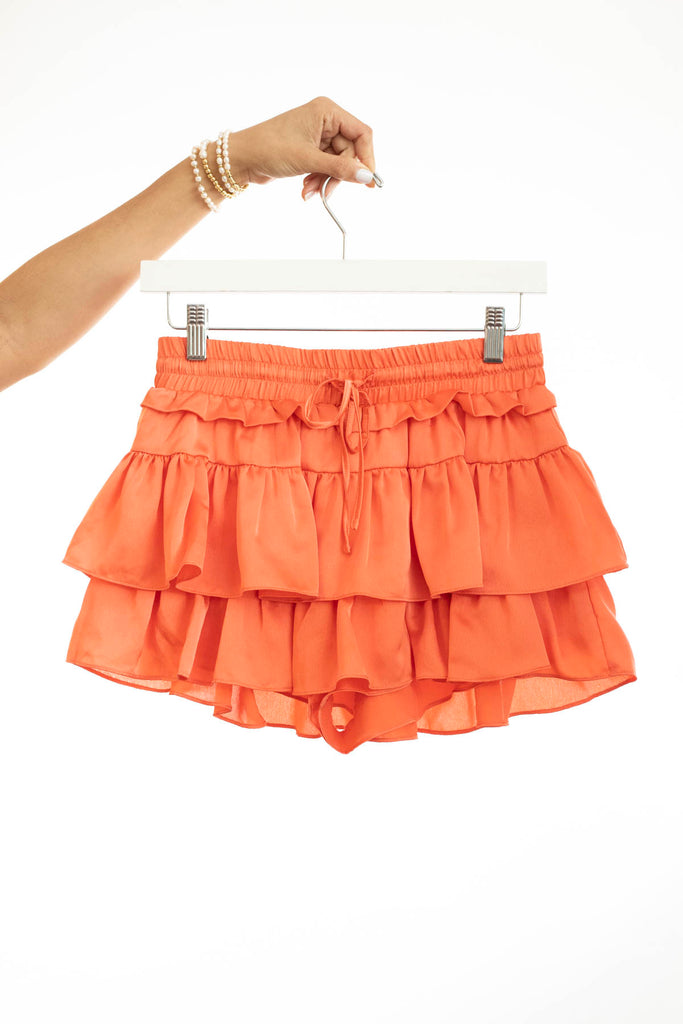 Ruffle Tiered Skorts - Womens