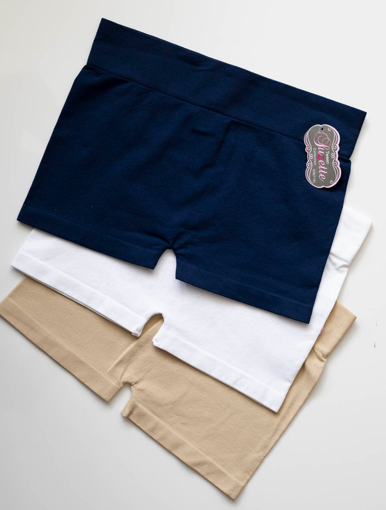 Rib Seamless Boy Shorts - Tweens
