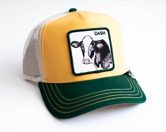 The Cash Cow Yellow Trucker Hat - Goorin Bros
