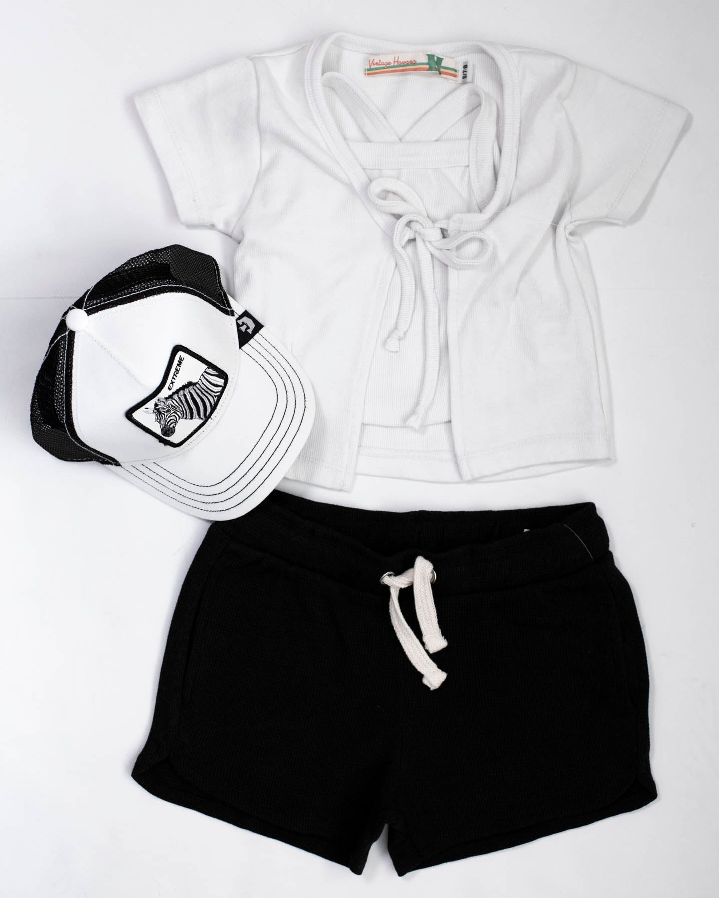 VH Girl's Tie Front & Tank Two - Piece Set