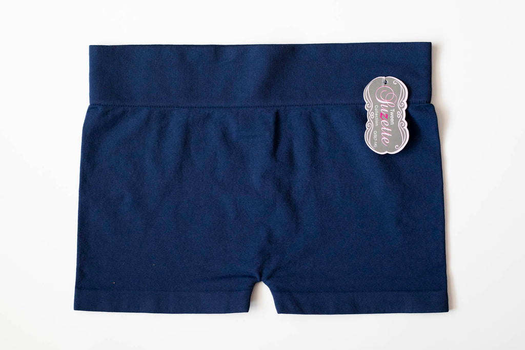 Rib Seamless Boy Shorts - Tweens