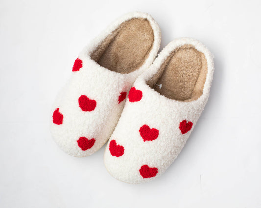 Valentines Day Heart Slipper