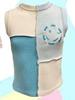 VH Girl's Colorclock Crew Neck Smiley Tank