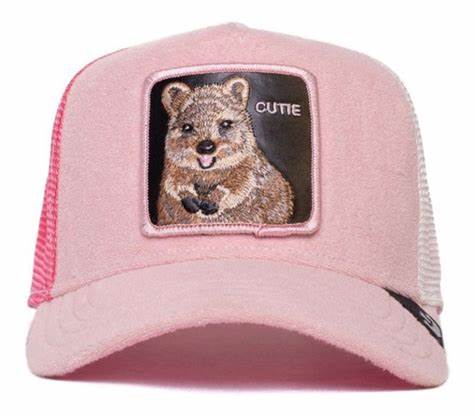 Smile More Cutie Pink Trucker Hat - Goorin Bros